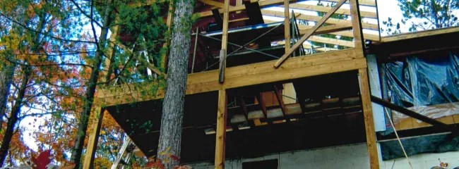 Rice Lake cottage reno before